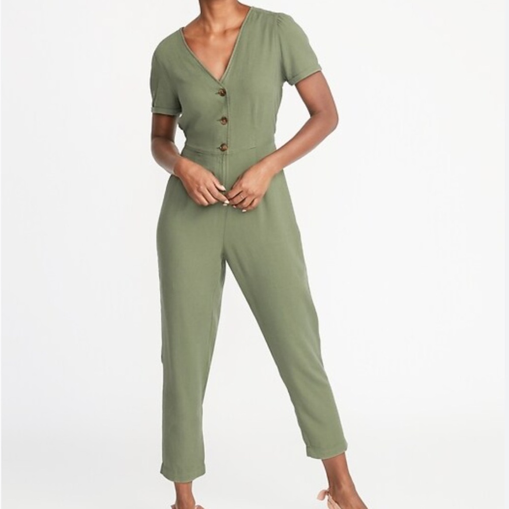Old Navy Sage Green Women's Jumpsuit